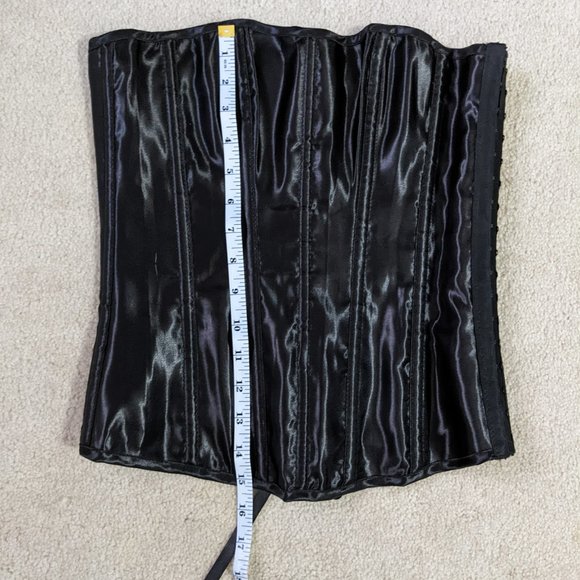 (Bundle 2 for $10) EUC Black Costume Corset - Picture 10 of 11